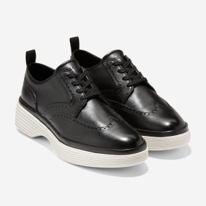 Women's ?riginalGrand City Platform Wingtip Oxfords