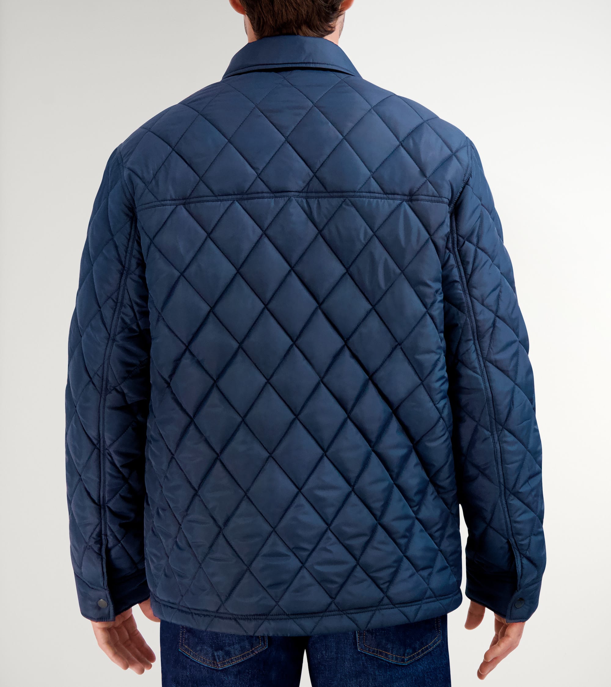 Men's Diamond Quilted Jacket - Image 3