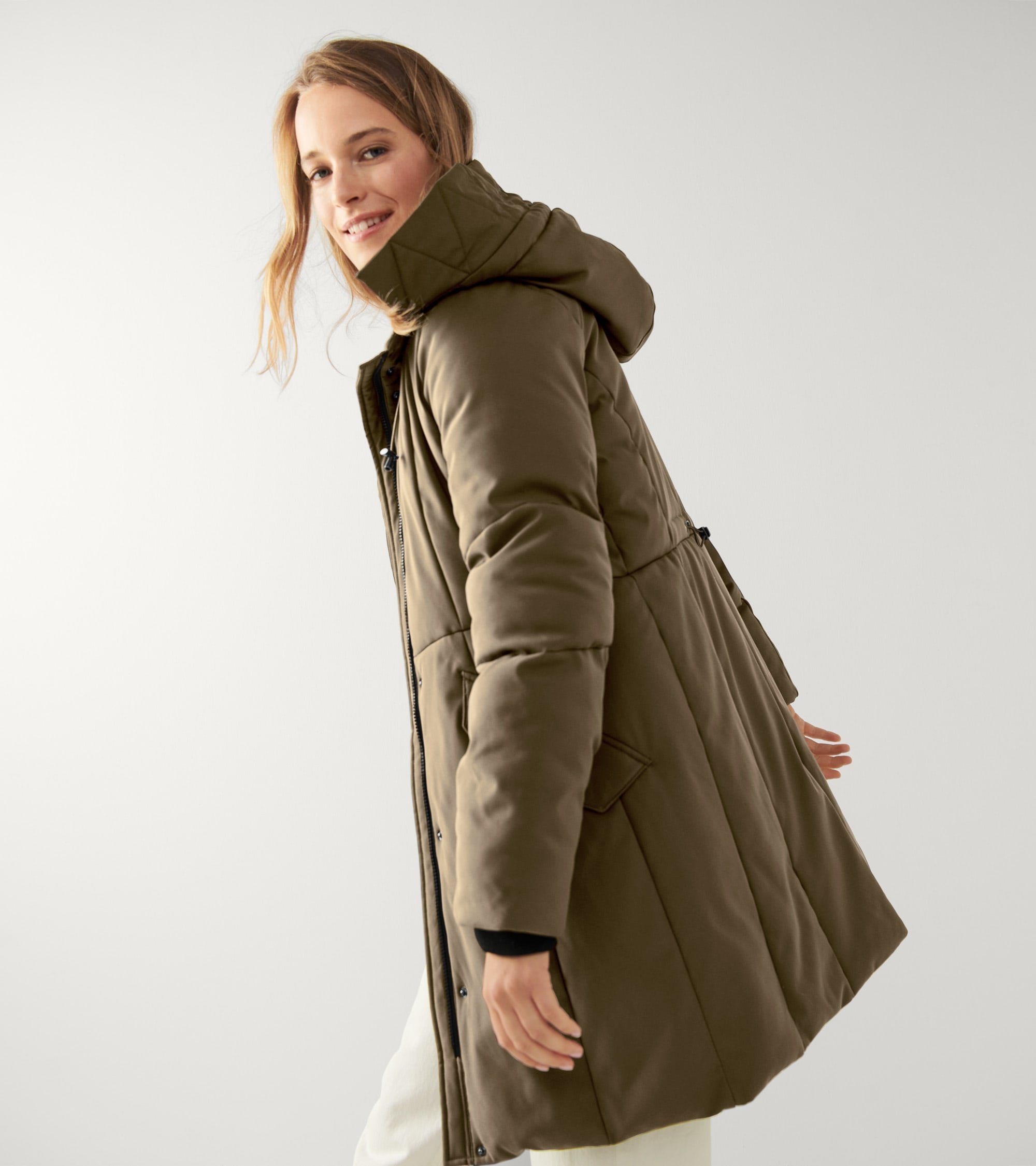 Women's Water Resistant Stretch Twill Parka - Image 6