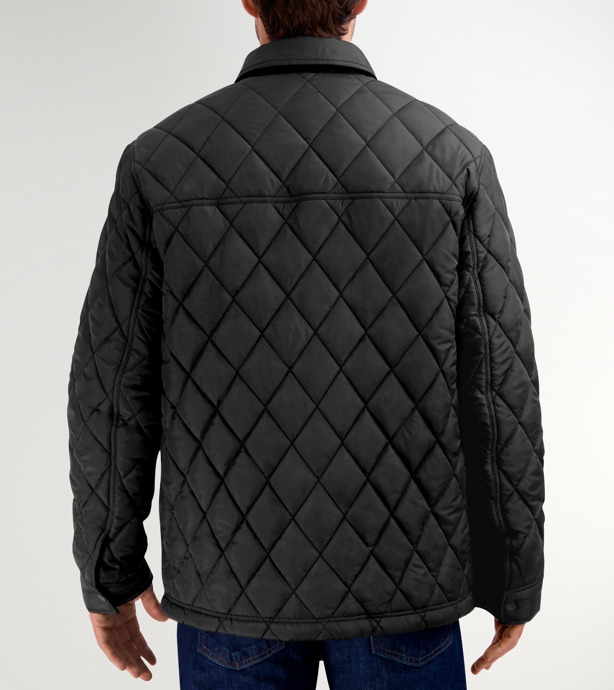 Men's Diamond Quilted Jacket - Image 3