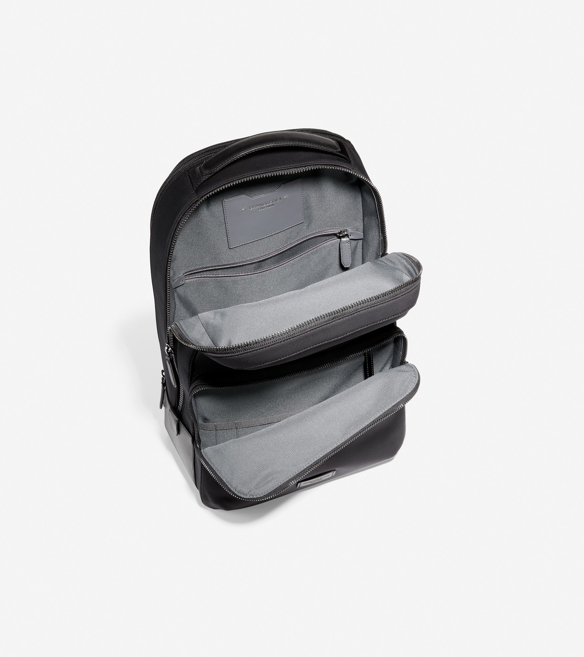 Men's GRANDSERIES Nylon and Leather Backpack - Image 4